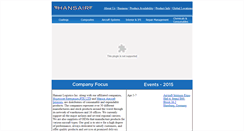 Desktop Screenshot of hansair.com