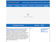Tablet Screenshot of hansair.com